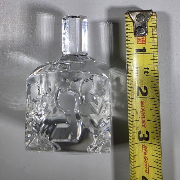 German Crystal Dreidel With Etched Hebrew Symbols - Picture 6 of 7